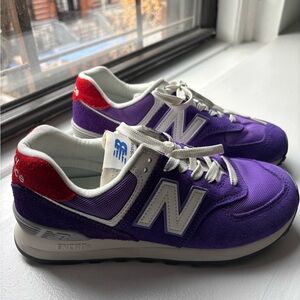 BRAND NEW New Balance 574 Purple Suede W7.5/M 6